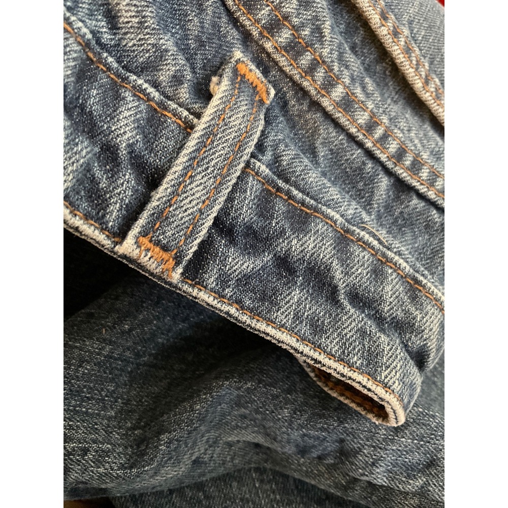 Carhartt Women Flannel Lined Relaxed Straight Leg Jeans Medium Wash 2007 Size 10 - Picture 13 of 13